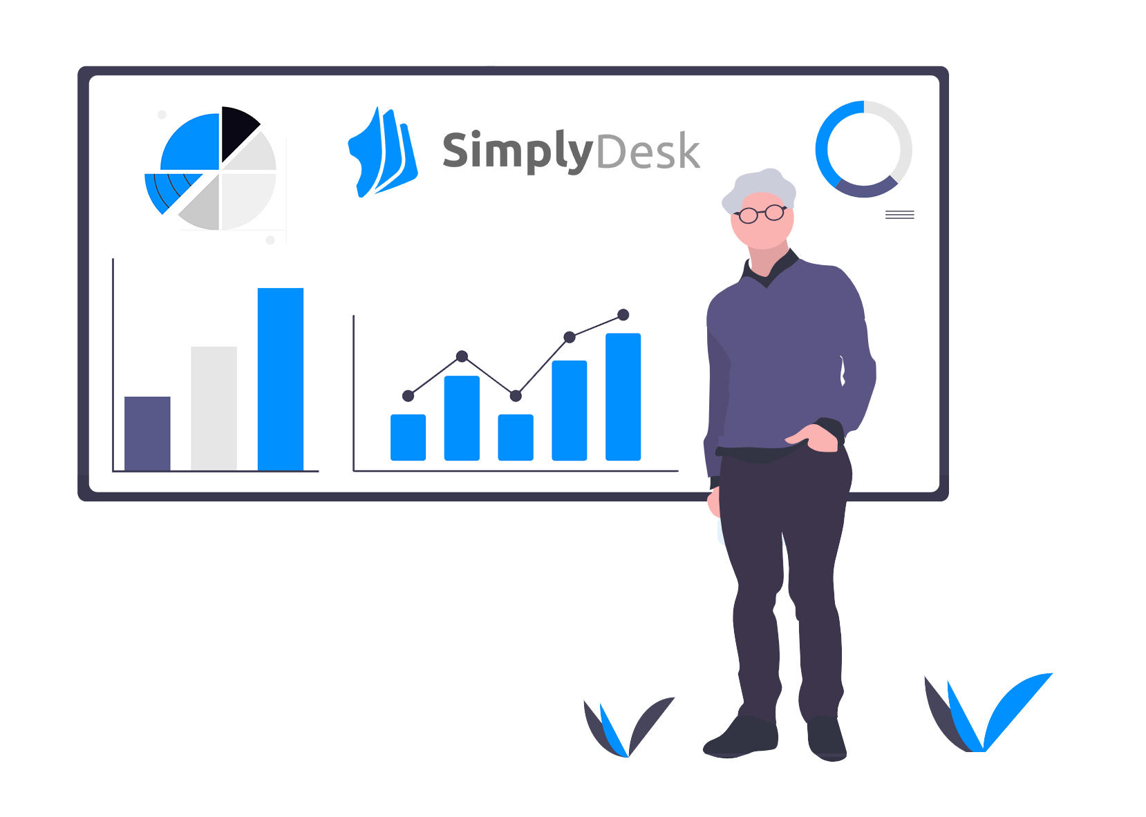 statistiques tickets simplydesk